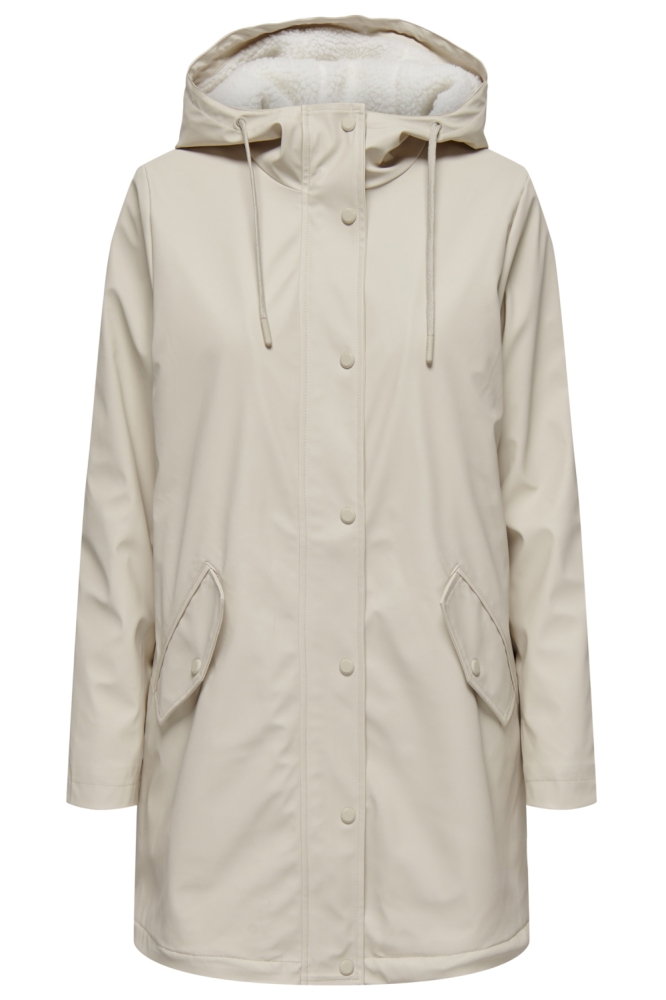 ONLSALLY RAINCOAT OTW NOOS 15206116 Oatmeal/WHITE TEDD